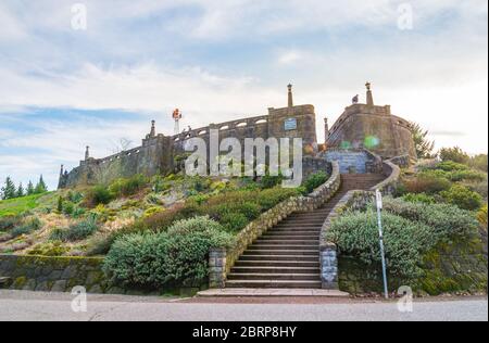 Joseph wood Hill Park o Rocky butte Park quando tramonto in Oregon stato, stati uniti. Foto Stock