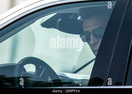 Torino, Italia. 21 Maggio 2020. Gianluigi Buffon arriva al Juventus FC sessione individuale di formazione durante il Covid-19 allo stadio Allianz di Torino (Foto di Alberto Gandolfo/Pacific Press) Credit: Pacific Press Agency/Alamy Live News Foto Stock