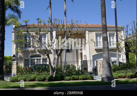 Beverly Hills, California, USA 21 maggio 2020 UNA visione generale dell'atmosfera dell'ex casa di Carmen Miranda al 616 N. Bedford Drive il 21 maggio 2020 a Beverly Hills, California, USA. Foto di Barry King/Alamy Stock foto Foto Stock