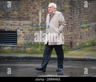 Sir Edward Lister, capo consigliere strategico del primo ministro Boris Johnson, entra nel n. 10. Foto Stock