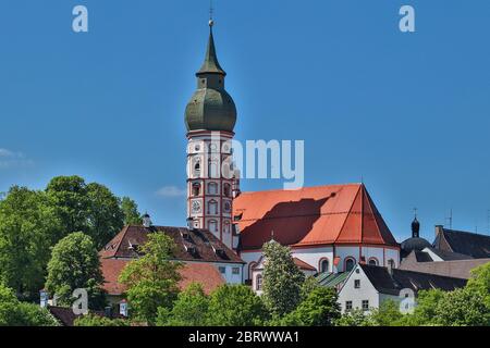 Distretto Starnberg, Germania 9 maggio 2020: Impressioni Starnberger See - 2020 Andechs, Monastero di Andechs, Distretto Starnberg, Heiliger Berg, luogo di pellegrinaggio | utilizzo in tutto il mondo Foto Stock