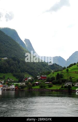 Norvegia, Sognefjord (o Sognefjorden) fjord 03 Foto Stock