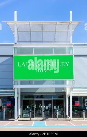 Laura Ashley home store front Giltbrook Retail Park, Ikea Way, Giltbrook, Nottingham East Midlands Inghilterra GB Europa Foto Stock