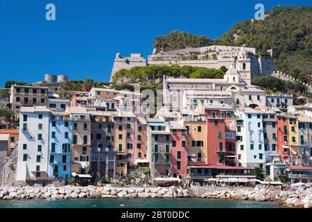 Italia: Il comune di Portovenere nei pressi di la Spezia Foto Stock