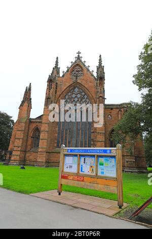 Carlisle Cathedral, Cumbria, Inghilterra, Regno Unito Foto Stock