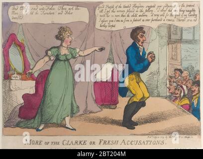 More of the Clarke o nuove accuse, 14 luglio 1809. Foto Stock