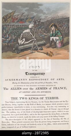I due Re del Terrore, novembre 1813. Foto Stock