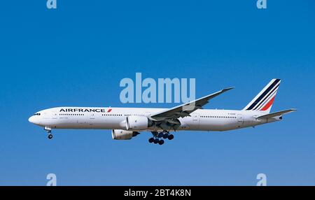 Air France Jet Airplane Boeing 777-300 F-GSQF Foto Stock