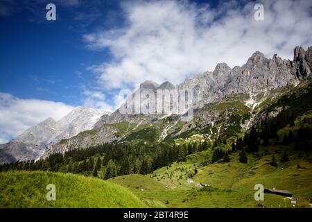 Alpi, massiccio, montagna, blu, bella, beauteously, Nizza, montagne, lucentezza, Foto Stock