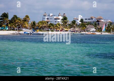 Mahahaul Beach, Costa Maya, Quintana Roo, Messico, Nord America Foto Stock