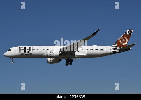FIJI AIRWAYS AIRBUS A350-900 DQ-FAI. Foto Stock