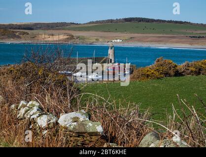 Porto di Port Logan, Rhinns di Galloway Foto Stock