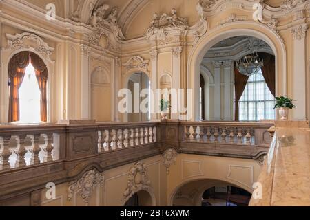 Interno Museo ungherese dell'agricoltura all'interno del castello di Vajdahunyad Budapest Foto Stock