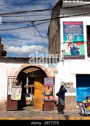 Calle Nueva street - Cuzco, Perù Foto Stock