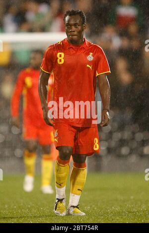 LONDRA, REGNO UNITO. MARZO 26: Michael Essien del Ghana in azione durante il amichevole internazionale fra Città del Messico e Ghana a Craven Cottage, Fulham 26 marzo, Foto Stock