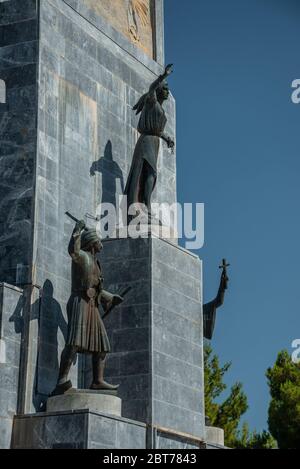 Il Monumento degli Eroi della Rivoluzione greca 1821 Foto Stock