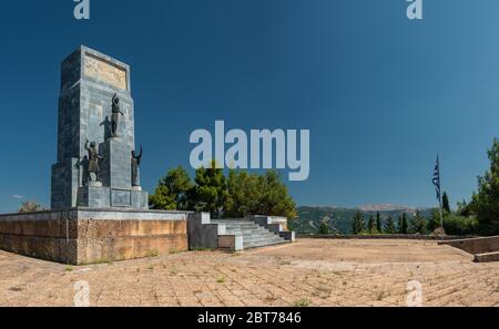 Il Monumento degli Eroi della Rivoluzione greca 1821 Foto Stock