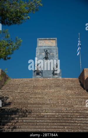 Il Monumento degli Eroi della Rivoluzione greca 1821 Foto Stock