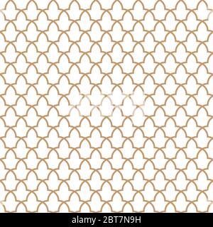 Schema del palazzo dell'Alhambra. Modello geometrico islamico tradizionale. Mosaico arabo Illustrazione Vettoriale