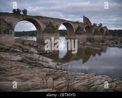 Ponte da Ajuda, Elvas, Portogallo Foto Stock