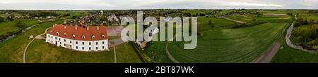Vista panoramica della bellissima cittadina di Kraziai a Zemaitija, Lituania Foto Stock