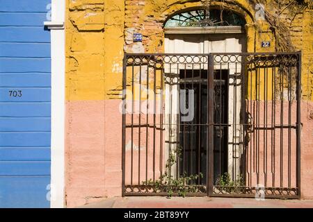 Architettura coloniale nel quartiere della città vecchia, Mazatlan, Sinaloa state, Messico Foto Stock