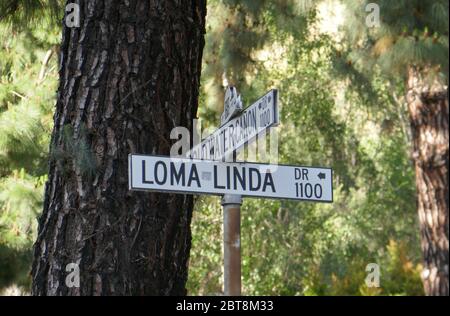 Beverly Hills, California, USA 23 maggio 2020 UNA visione generale dell'atmosfera dell'ex casa di Tony Curtis al 1178 Loma Linda Drive il 23 maggio 2020 a Beverly Hills, California, USA. Foto di Barry King/Alamy Stock foto Foto Stock