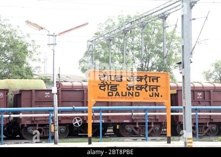 Ferrovie indiane, privatizzazione delle ferrovie, linee ferroviarie / binari, treni speciali, velocità dei treni, ferrovie - la salvezza della storia e del patrimonio indiano. INDI Foto Stock