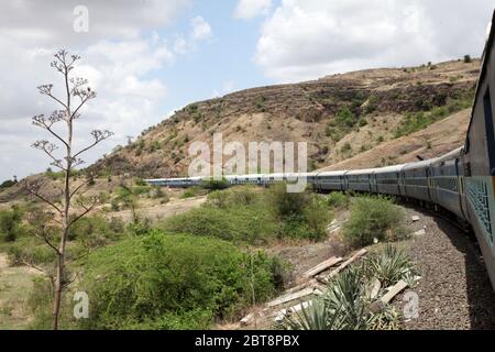 Ferrovie indiane, privatizzazione delle ferrovie, linee ferroviarie / binari, treni speciali, velocità dei treni, ferrovie - la salvezza della storia e del patrimonio indiano. INDI Foto Stock