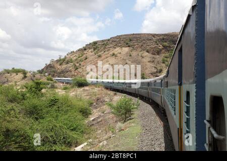 Ferrovie indiane, privatizzazione delle ferrovie, linee ferroviarie / binari, treni speciali, velocità dei treni, ferrovie - la salvezza della storia e del patrimonio indiano. INDI Foto Stock