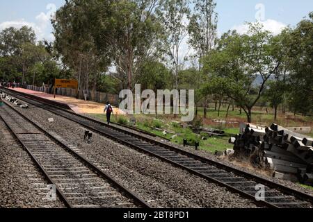 Ferrovie indiane, privatizzazione delle ferrovie, linee ferroviarie / binari, treni speciali, velocità dei treni, ferrovie - la salvezza della storia e del patrimonio indiano. INDI Foto Stock