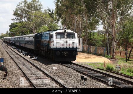 Ferrovie indiane, privatizzazione delle ferrovie, linee ferroviarie / binari, treni speciali, velocità dei treni, ferrovie - la salvezza della storia e del patrimonio indiano. INDI Foto Stock