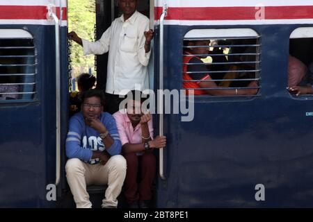 Ferrovie indiane, privatizzazione delle ferrovie, linee ferroviarie / binari, treni speciali, velocità dei treni, ferrovie - la salvezza della storia e del patrimonio indiano. INDI Foto Stock