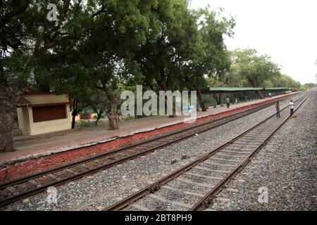 Ferrovie indiane, privatizzazione delle ferrovie, linee ferroviarie / binari, treni speciali, velocità dei treni, ferrovie - la salvezza della storia e del patrimonio indiano. INDI Foto Stock