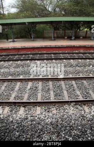 Ferrovie indiane, privatizzazione delle ferrovie, linee ferroviarie / binari, treni speciali, velocità dei treni, ferrovie - la salvezza della storia e del patrimonio indiano. INDI Foto Stock