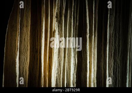 dall'interno della grotta di jenolan, australia Foto Stock