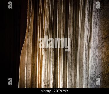 dall'interno della grotta di jenolan, australia Foto Stock