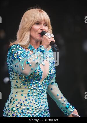 Toyah Willcox a Rewind South Temple Island Meadows Henley-on-Thames Foto Stock