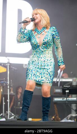 Toyah Willcox a Rewind South Temple Island Meadows Henley-on-Thames Foto Stock