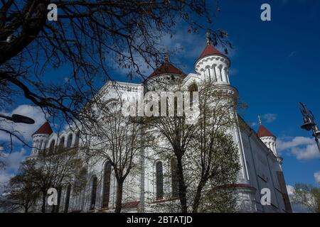 26 aprile 2018 Vilnius, Lituania, Cattedrale Prechistensky di Vilnius. Foto Stock