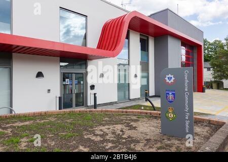 Stazione dei vigili del fuoco di Crowthorne Foto Stock