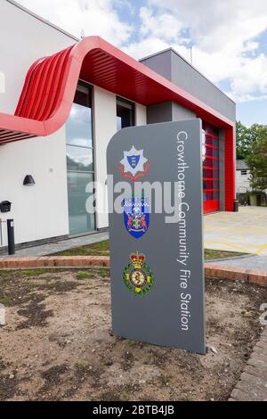 Stazione dei vigili del fuoco di Crowthorne Foto Stock