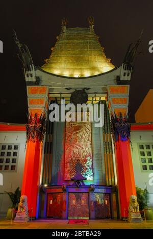 Los Angeles, California - 15 maggio 2007: Grauman's Chinese Theatre su Hollywood Boulevard. Il teatro ha ospitato numerose premiere ed eventi sin da me Foto Stock