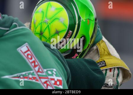 Carriera nel karting di Mick Schumacher, figlio di Michael Schumacher. Foto Stock