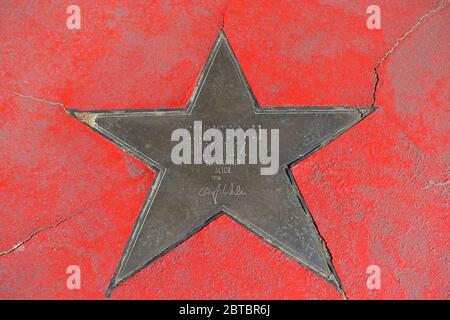 Stella di Christoph Waltz, Boulevard delle stelle, Berlino Foto Stock