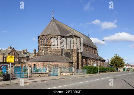 Chiesa cattolica romana di nostra Signora dell'Immacolata Concezione, Birkenhead. Progettato da EW Pugin 1862, Cavendish Street, Birkenhead. Foto Stock