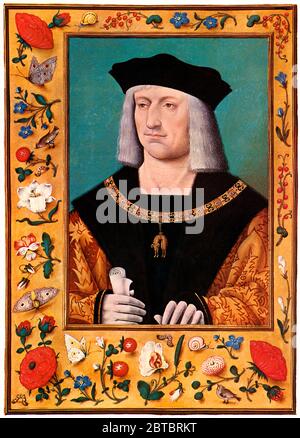 Imperatore Massimiliano i, imperatore Sacro Romano dal 1508 fino alla sua morte nel 1519, capo di successo della Casa di Asburgo Foto Stock
