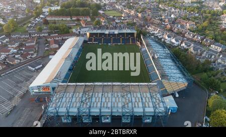 Vista aerea del Parco di Rugby. Kilmarnock Football Club Foto Stock