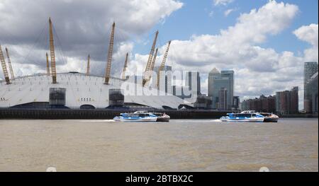 MBNA Thames Clippers (ex sponsor di Thames Clippers) Foto Stock