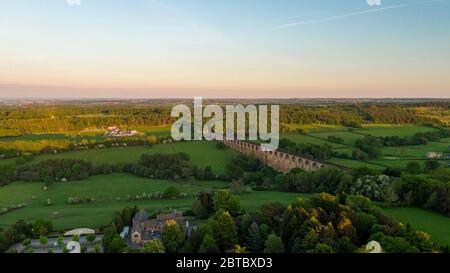 Crimple Valley Viadotto a Harrogate, North York. Collega Harrogate alla stazione di Carpino Foto Stock